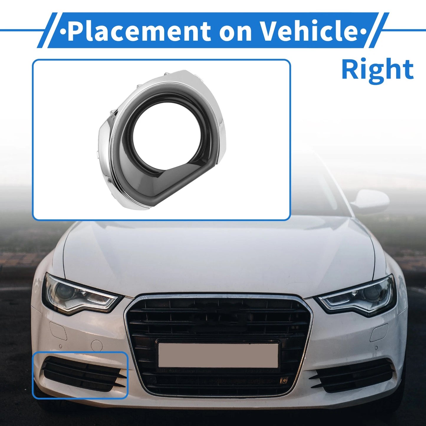 Front Right Fog Light Grill for Subaru Outback (2010-2012)