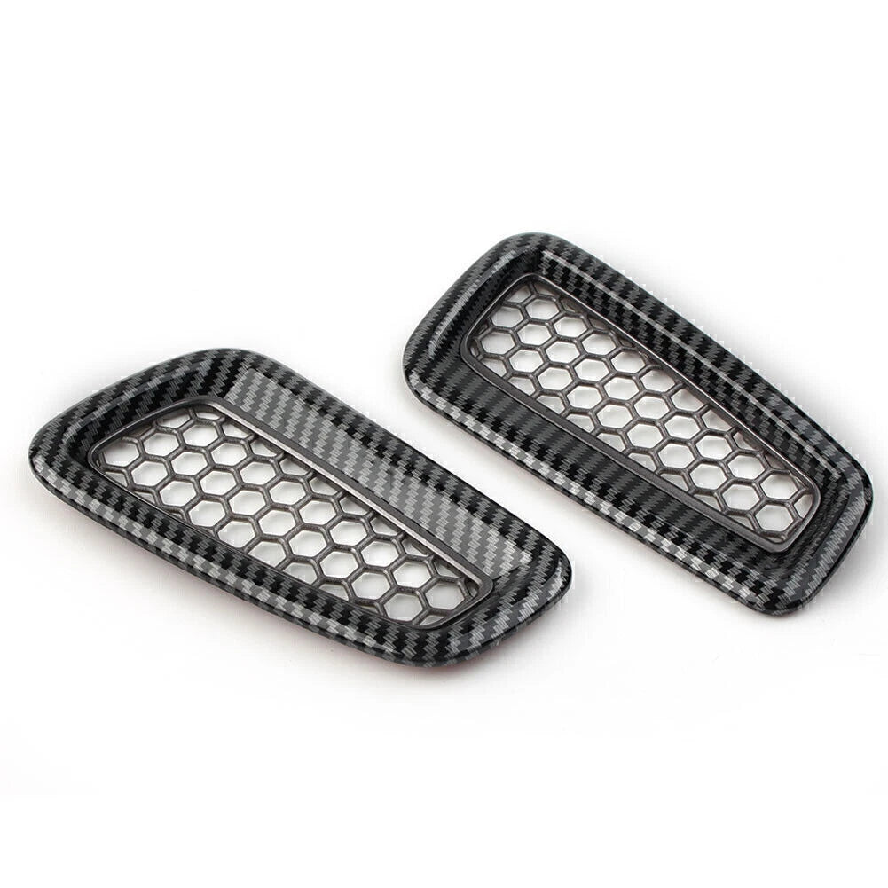 Carbon Fiber Dashboard L&R Air Outlet Vent Cover for 2022 Honda Civic 11th