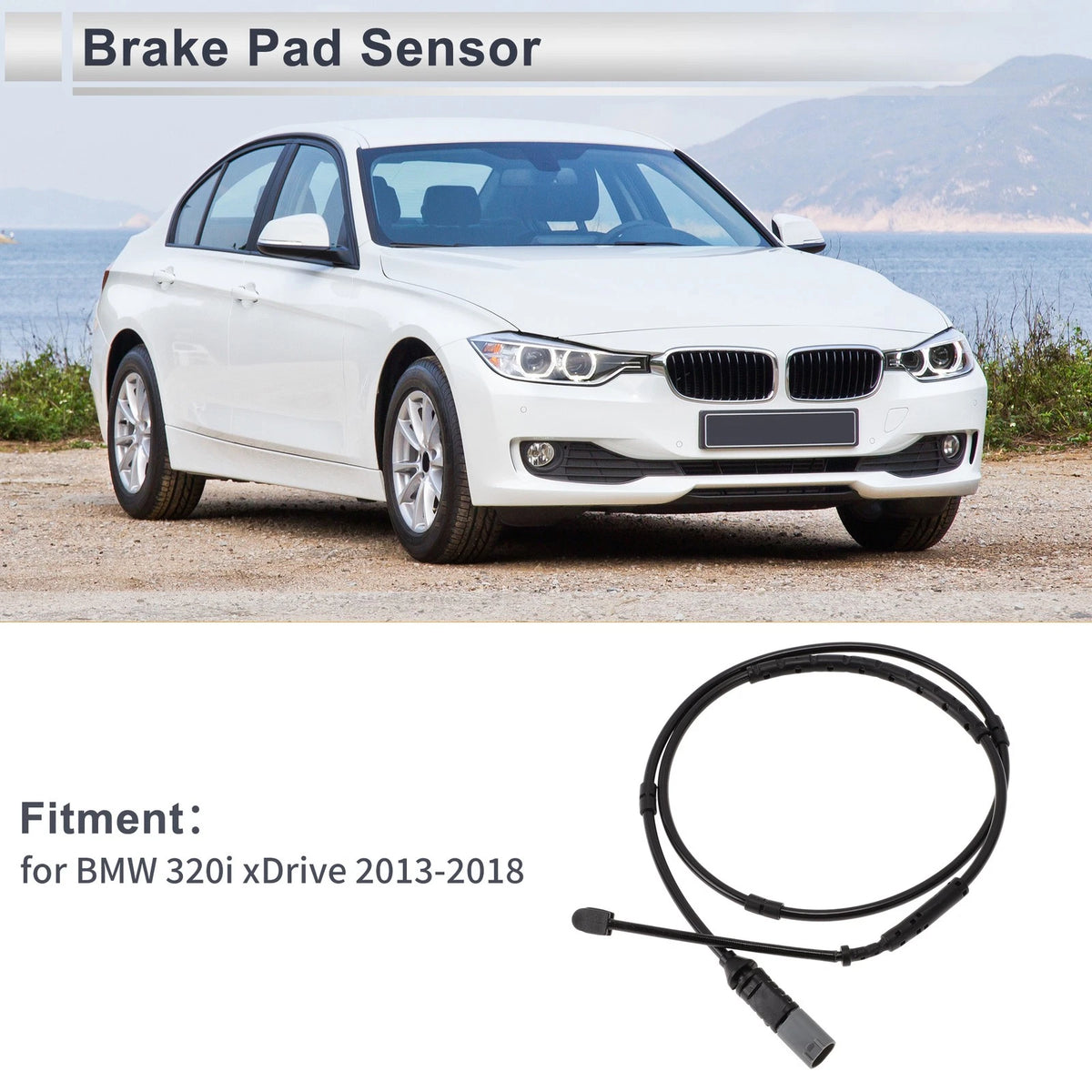 Brake Pad Wear Sensor for BMW 320i xDrive 2013-2018 (2 x Sensors)