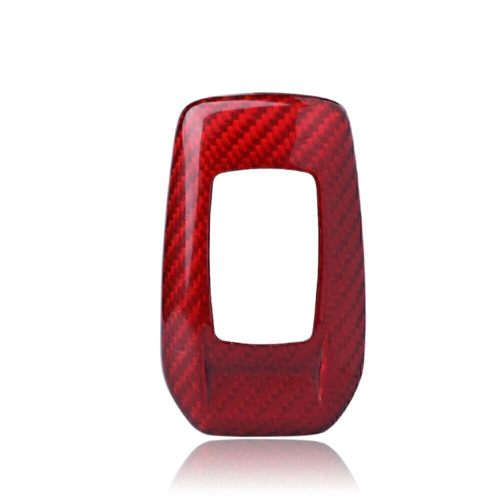 Red Carbon Fiber Key Case Cover for TOYOTA ALPHARD RAV4 HILUX (2015-2023)