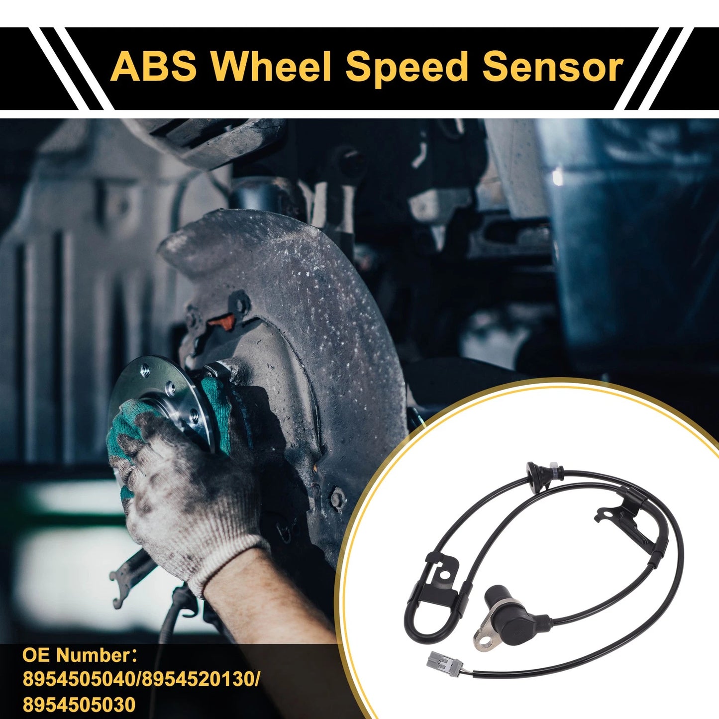ABS Wheel Speed Sensor for Toyota Corolla (1997-2001) 1 x Right Rear Sensor
