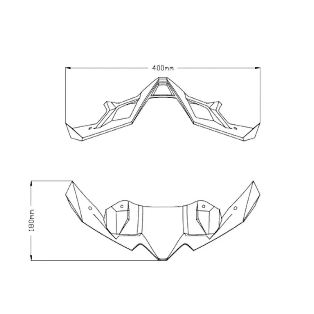 Front Spoiler Fairing Extension for KAWASAKI Z900 (2020-2022)