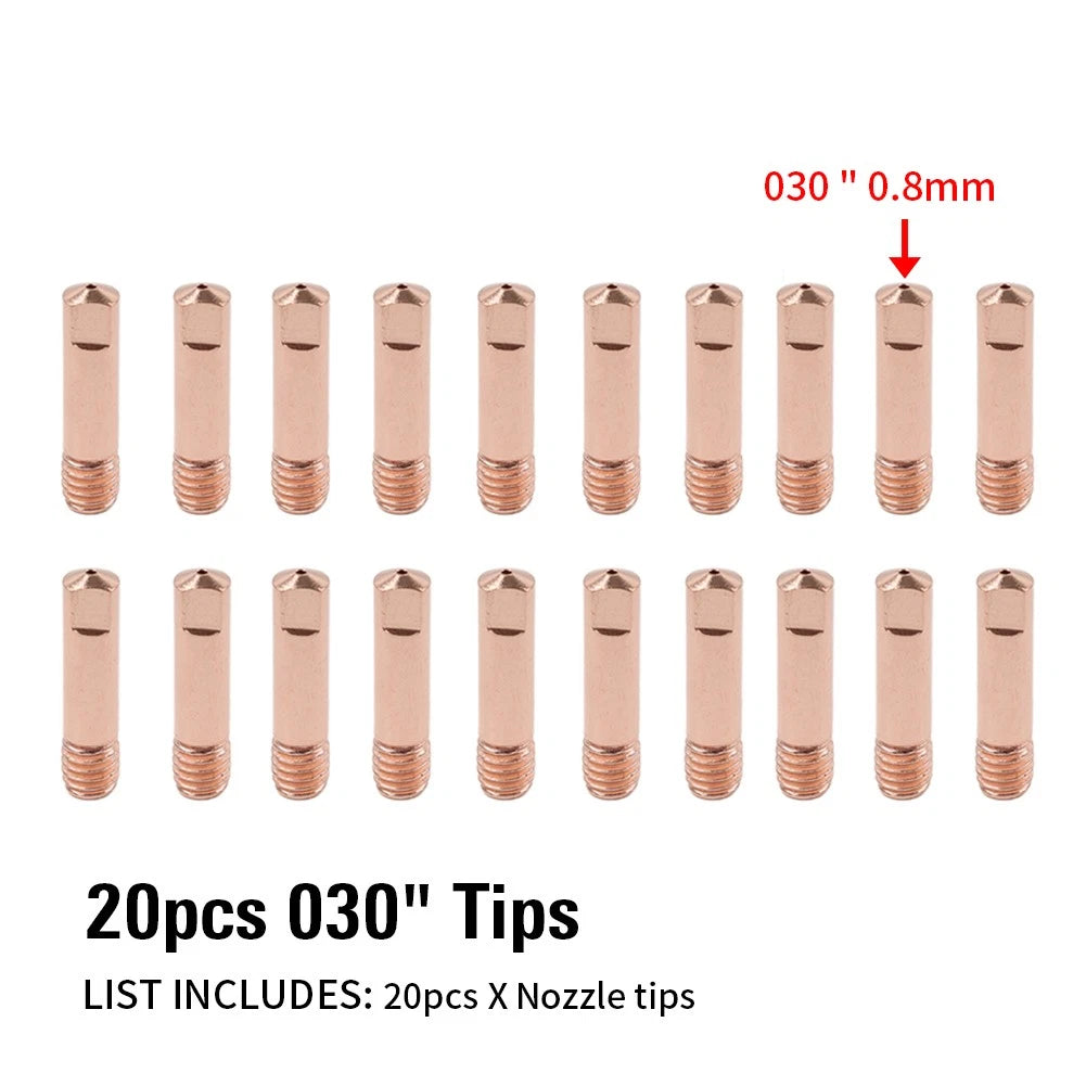 20 x Contact Tips for Pro Mig 140 Mig Flux-Cored Welder (2020-2023)