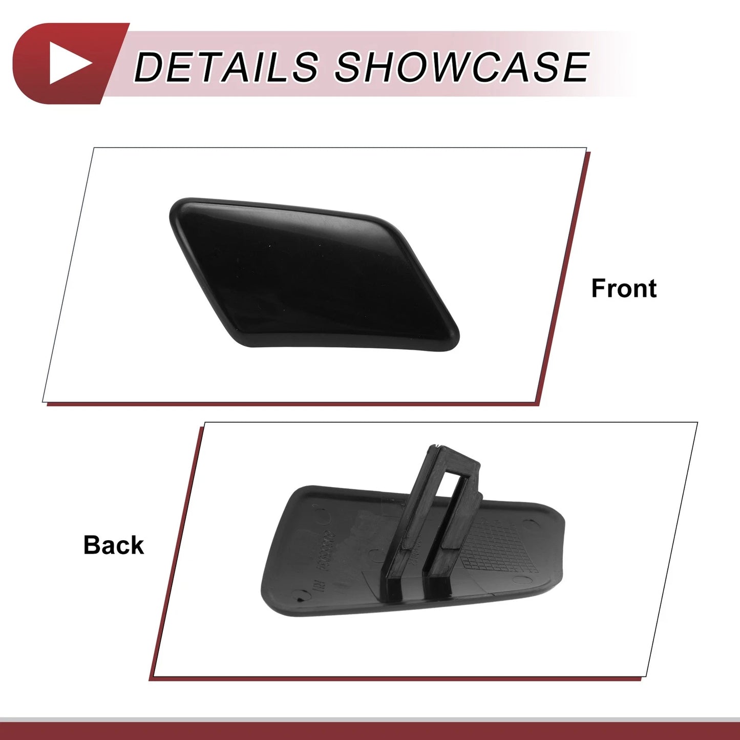 Front Right Bumper Trim Nozzle Cover for Volvo C30 (2008-2010) 1 Pc