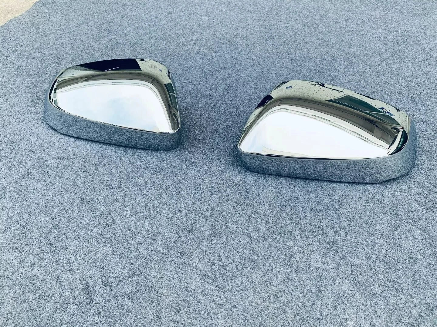 ABS Chrome Rearview Mirror Side Lid Cover Trim for 2024-2025 Toyota Tacoma 2 x pcs