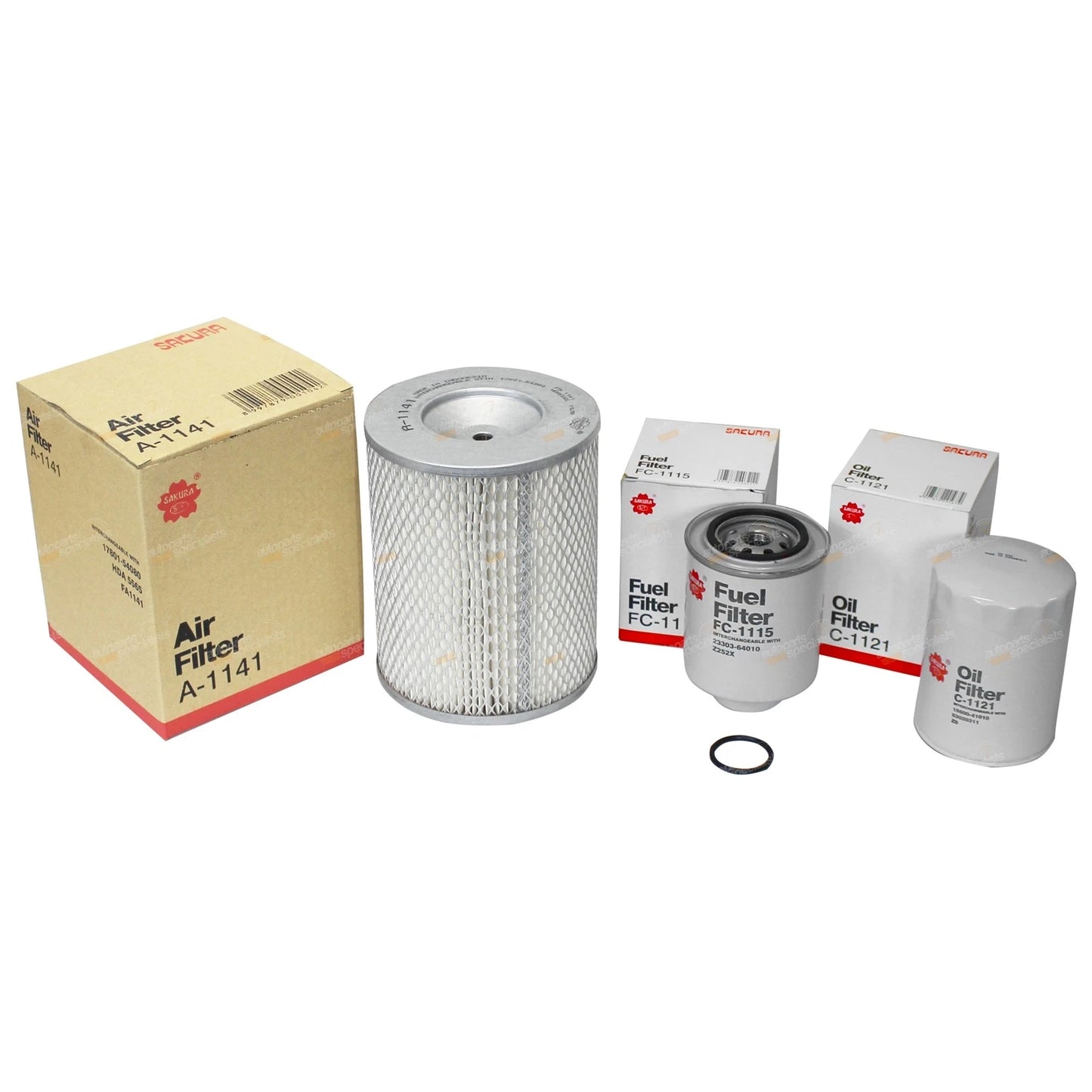 Air Oil Fuel Filter for Hilux LN40 2.2L 4cyl L Diesel (1980–1984)