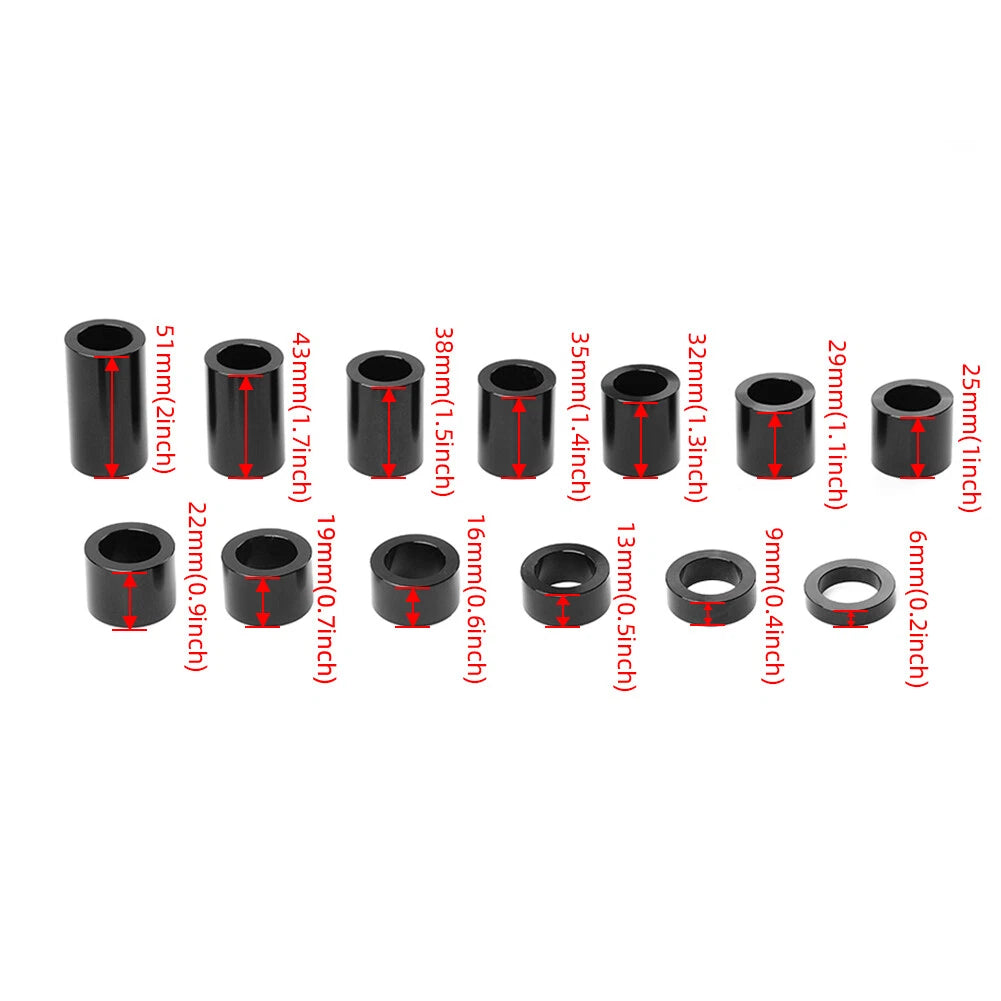 1" Wheel Axle Spacers for Harley Touring Road Glide Softail