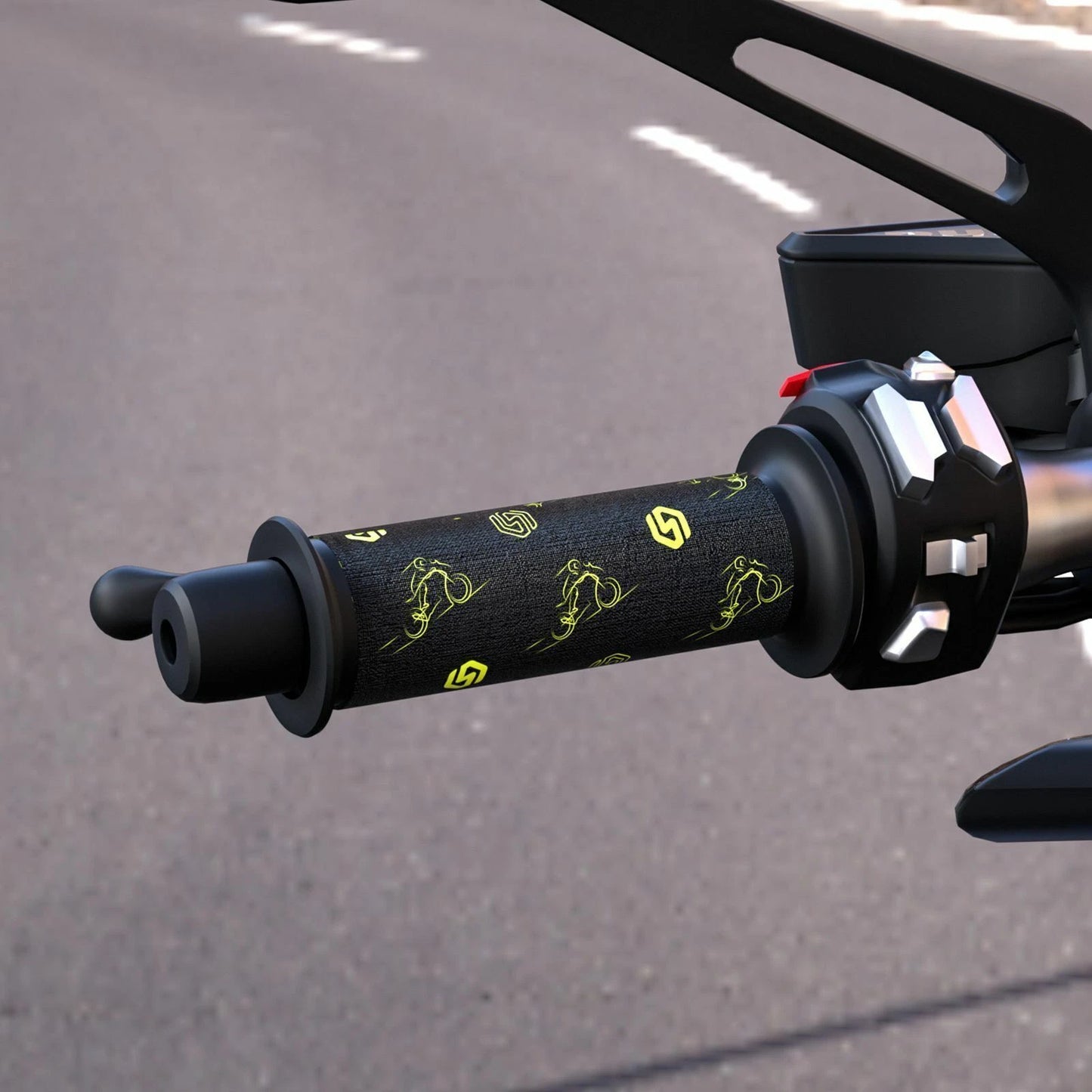 12V Heated Handlebar Grips for Motorcycle F2