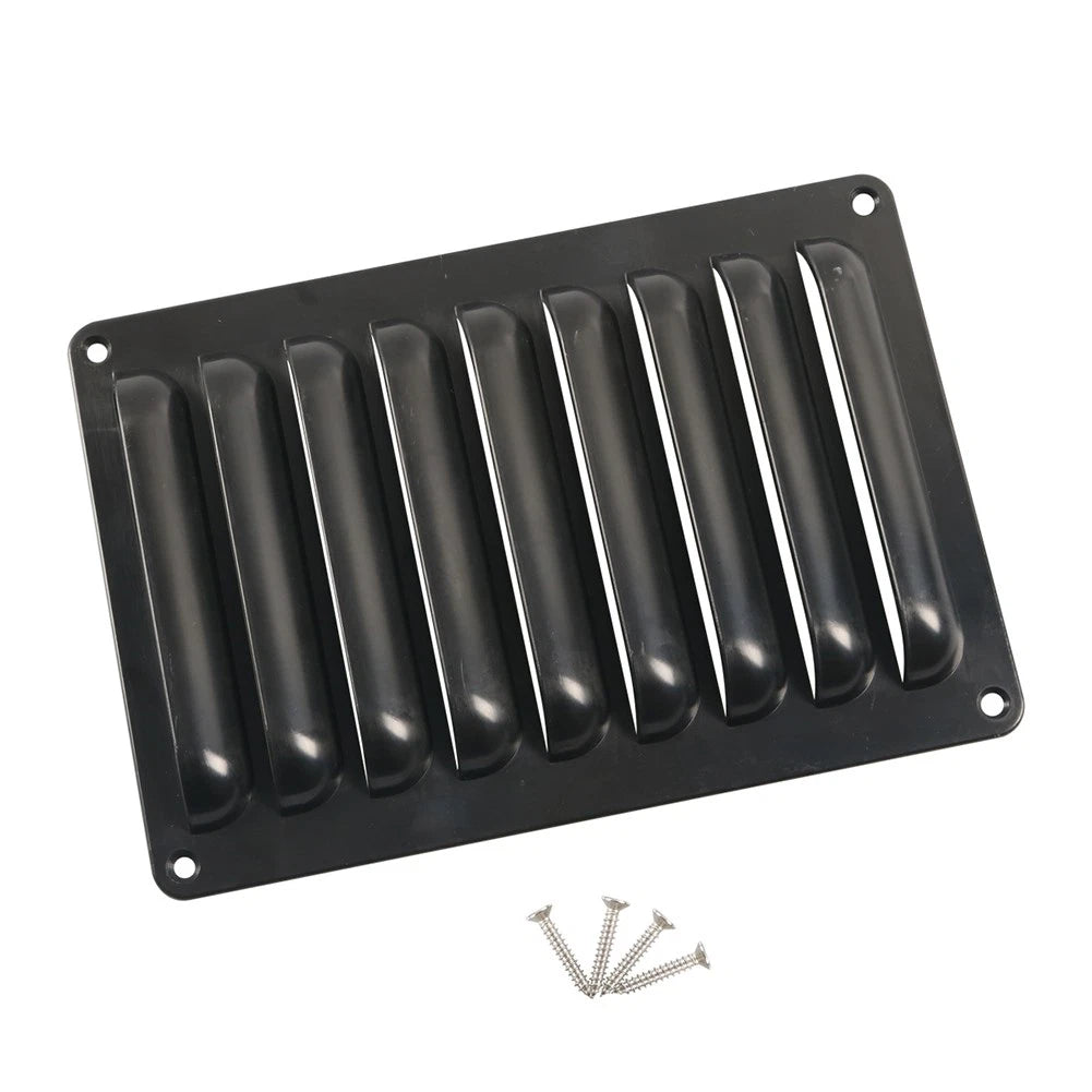 Air Vent Grill Cover for RV Bus - Black ABS Ventilation Grille Trim