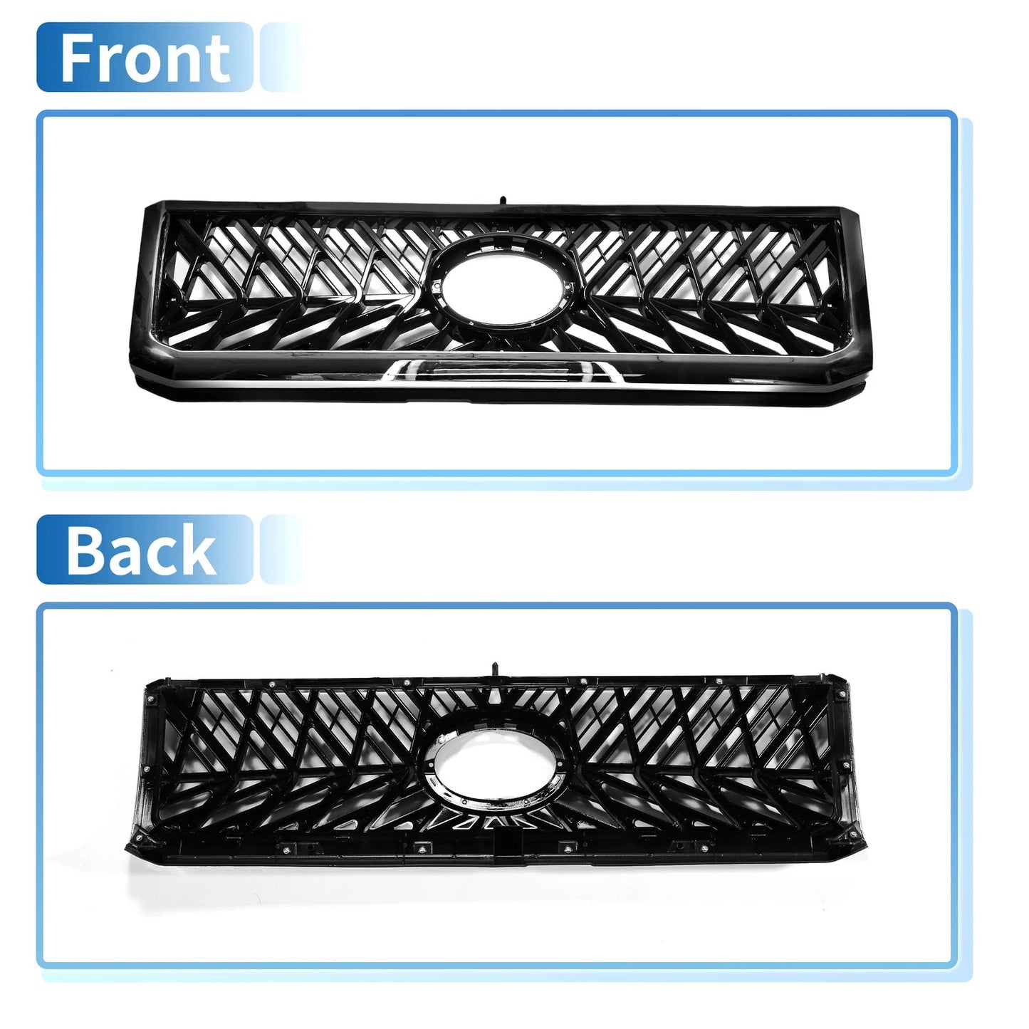 Front Upper Bumper Grille for Toyota Land Cruiser FJ79 (2007-2012)