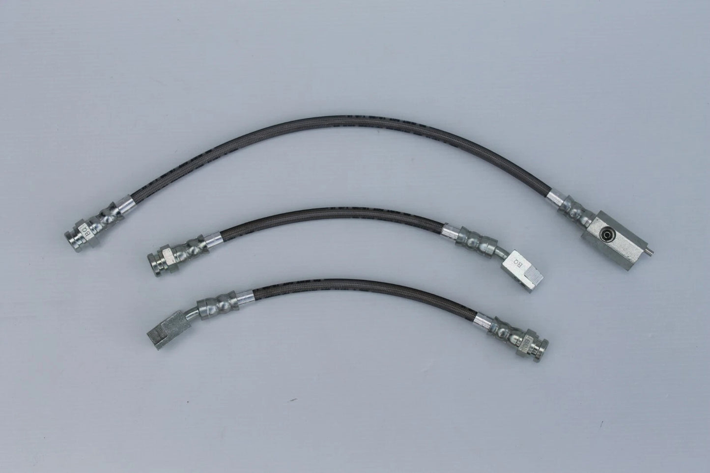 Braided Rear Brake Hose Set (3) for VB VC VH VK VL VN Commodore (1980-1997)