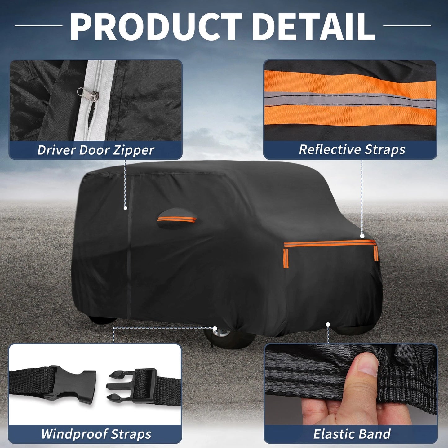 Waterproof Aluminum Film Cotton Car Cover for Honda N-BOX (2011-2023)