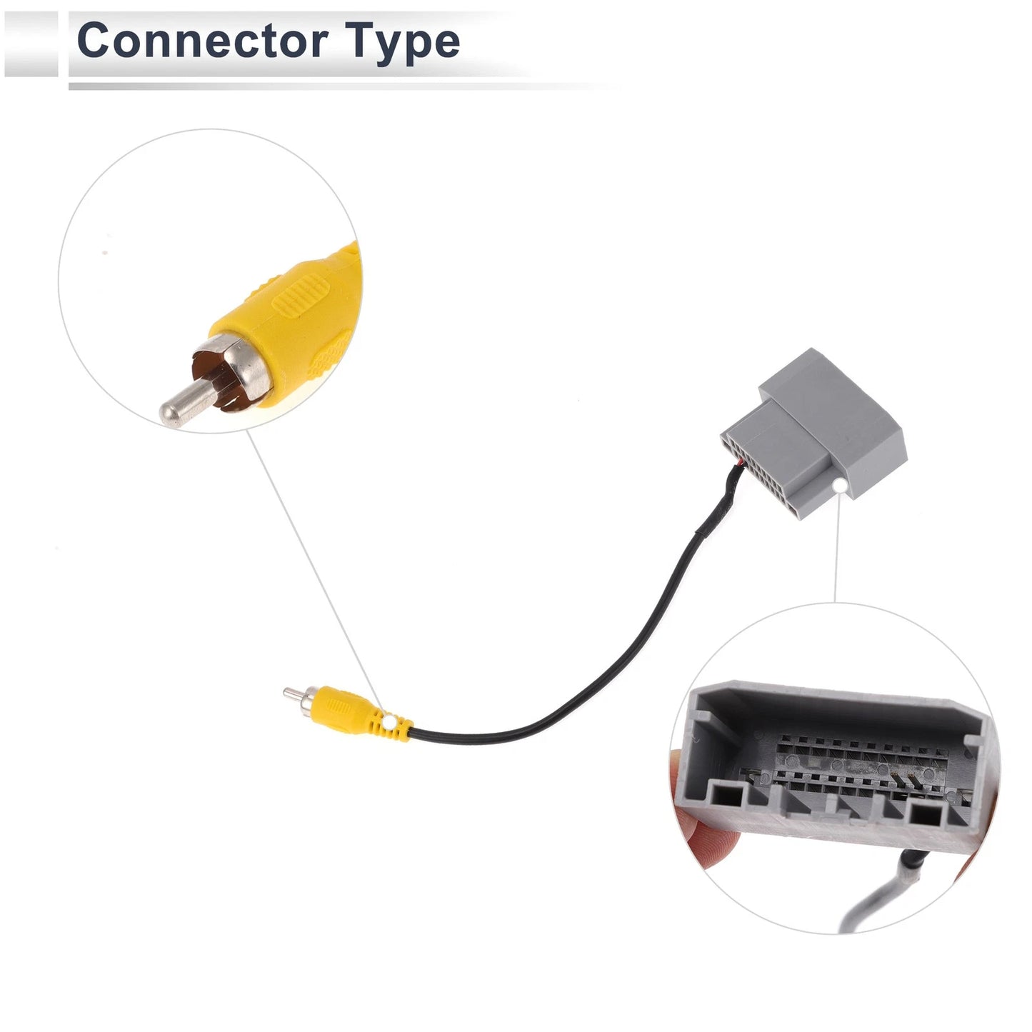 Rear View Camera Wire Harness RCA for CHRYSLER ASPEN (2008-2009)