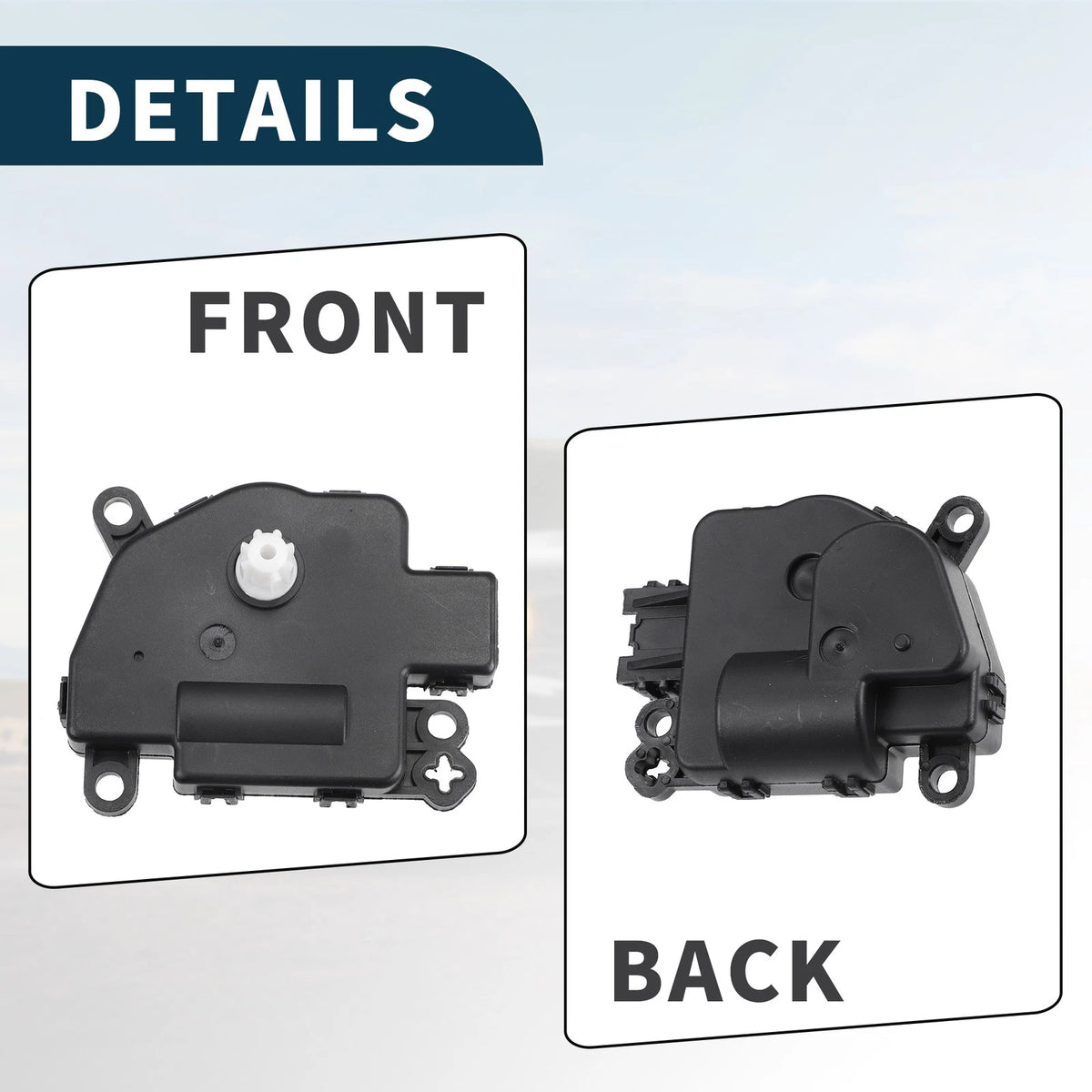 2 x HVAC Heater Blend Door Actuators for Ford Fiesta (2011-2019)