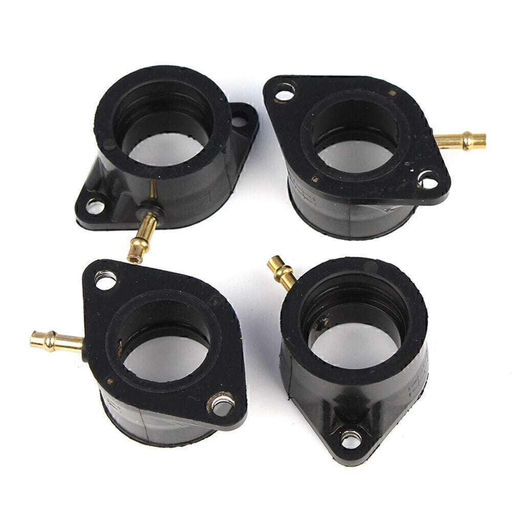 4 Pcs Carburetor Intake Manifold Boots for Kawasaki KZ1000 KZ1100 (1977-1983)