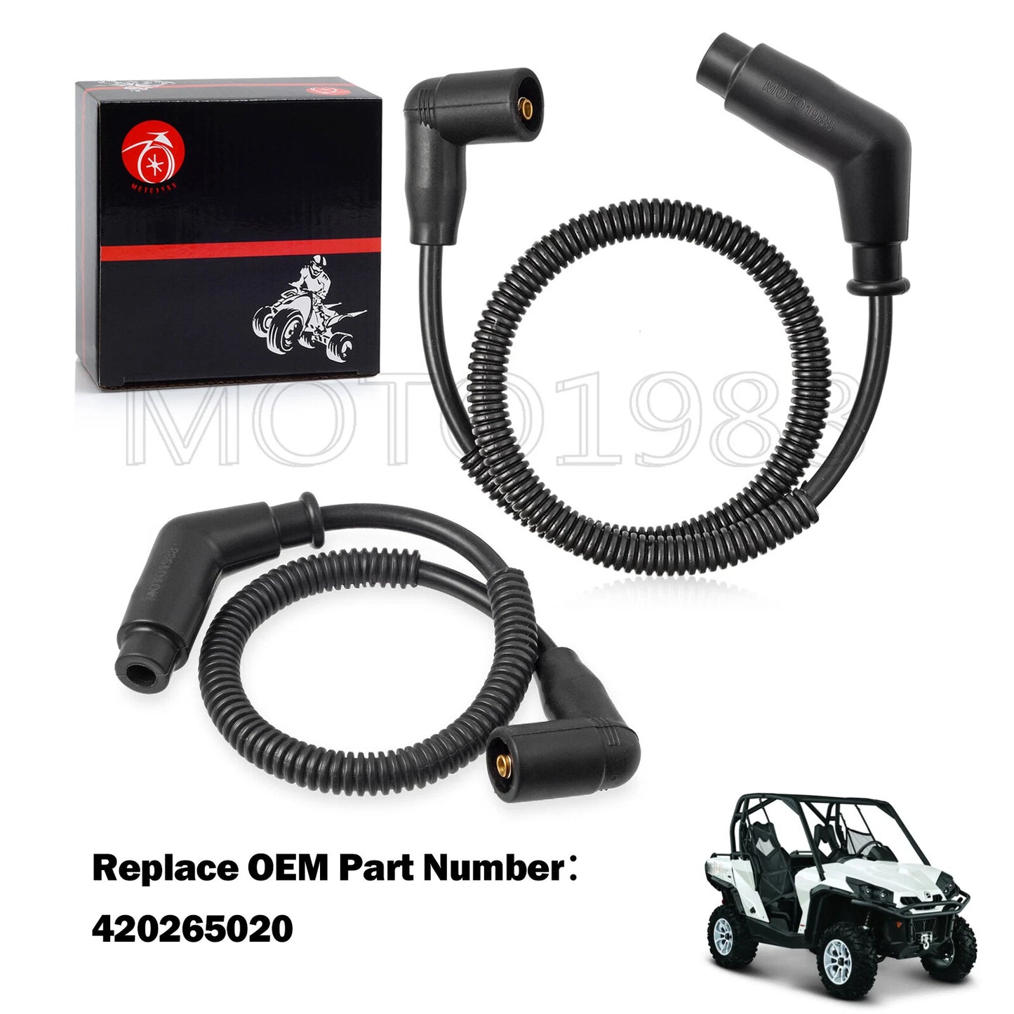 Spark Plug Connector Boot & Wire for CanAm Outlander/Renegade/Maverick 1000R