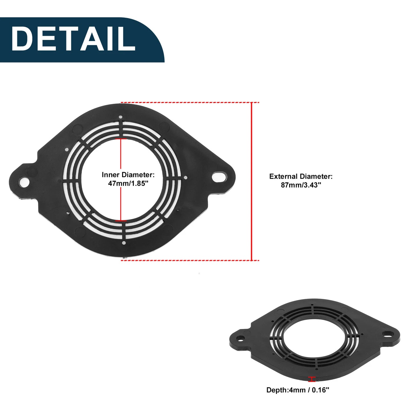 Midrange Speaker Spacer Adapter for Mazda