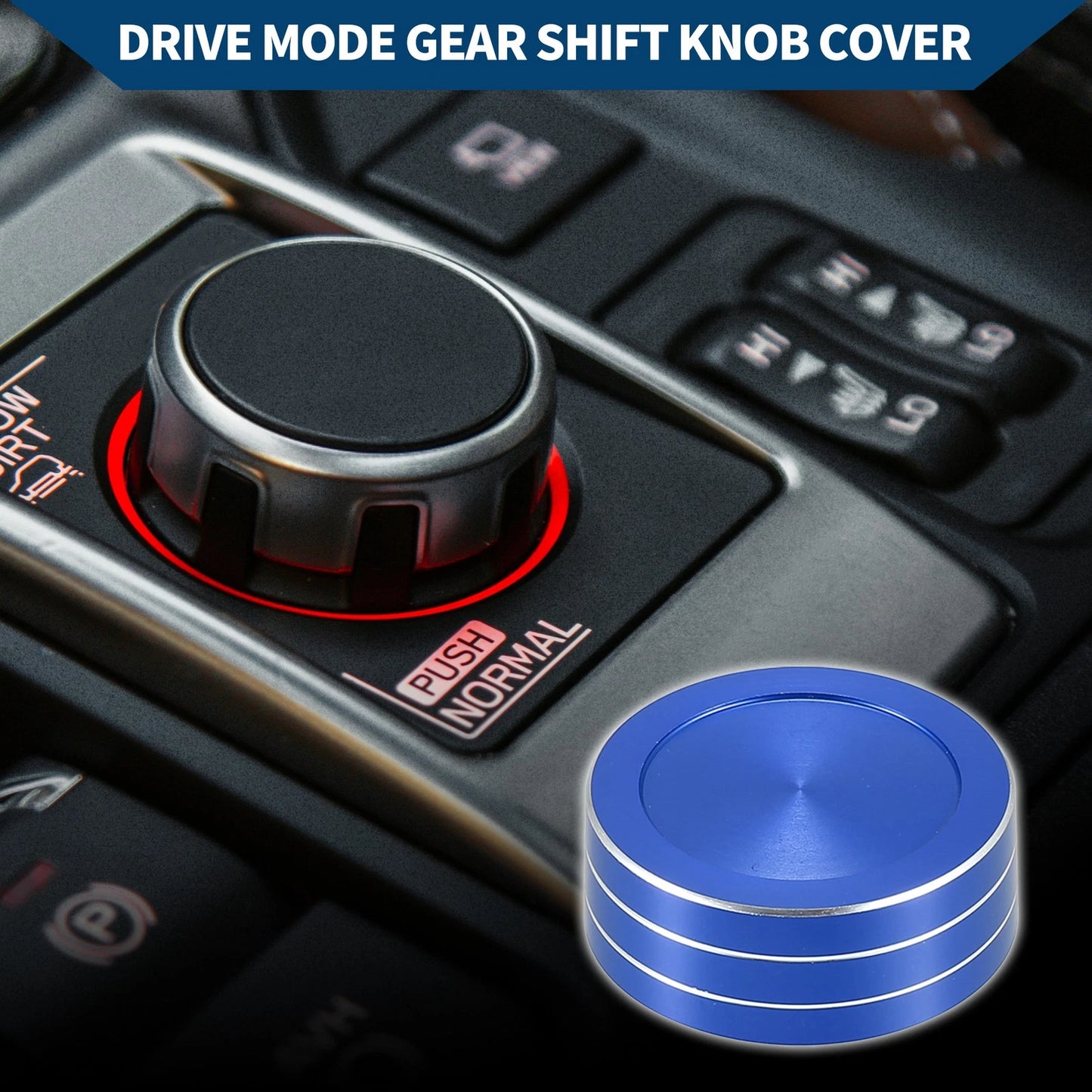Blue Gear Shift Knob Cover for Subaru Forester (2019-2022)