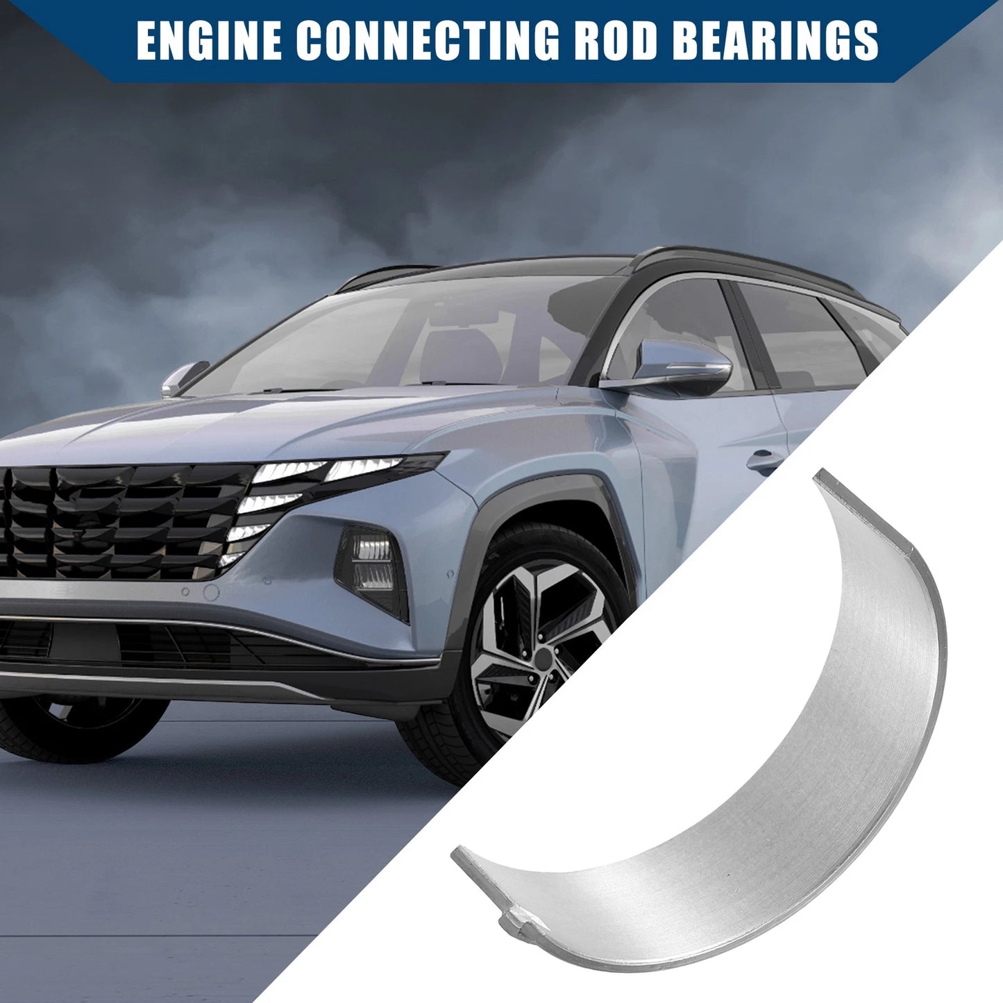 Set of 2 Car Connecting Rod Bearings for Hyundai Elantra (2014-2020)