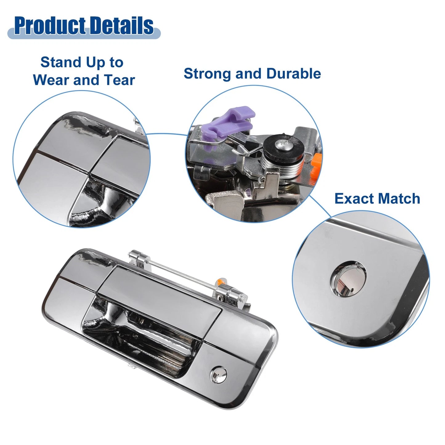 Tailgate Handle Liftgate Latch for Toyota Tundra (2007–2023)