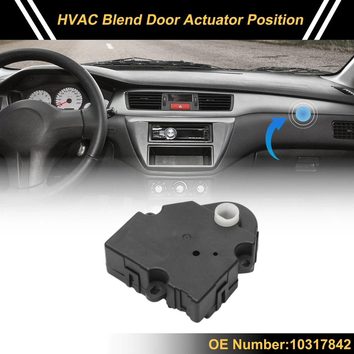 Heater Blend Door Actuator for Chevrolet Venture (1997-2005)