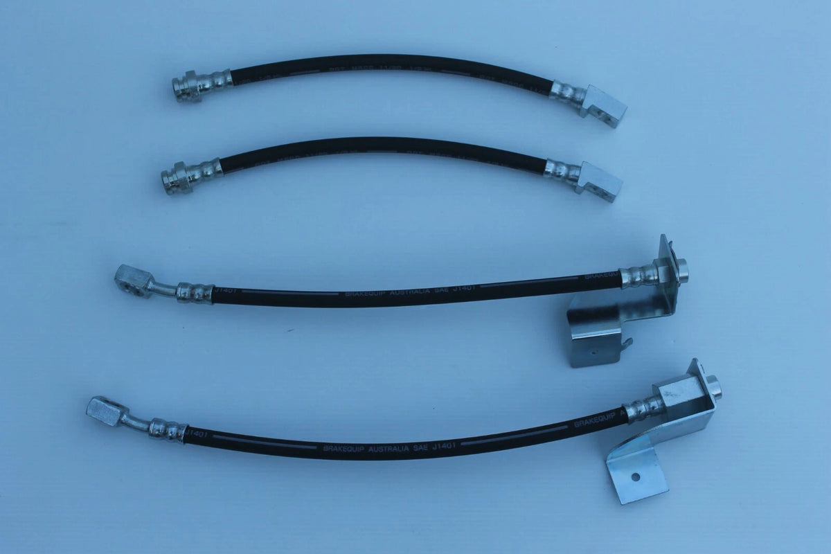 Front & Rear Brake Hose Set (4) for Falcon AUI Sedan (2002-2005)