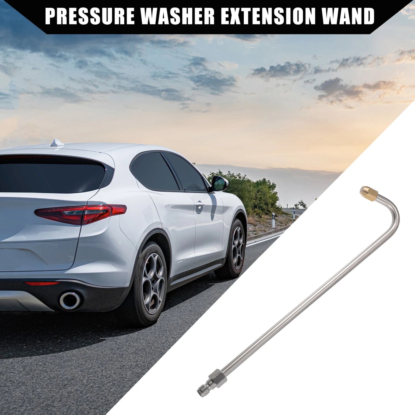 Extension Wand / 35cm / Pressure Washer for Car Motorcycle Bike J Shape Durable