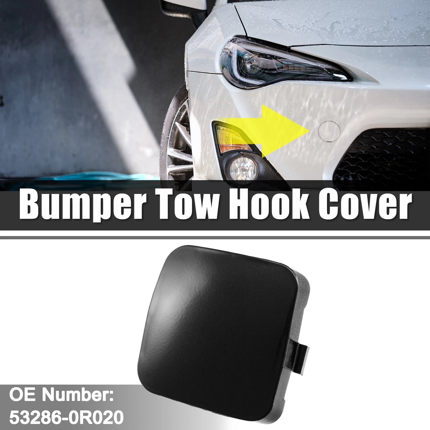 Front Left Bumper Tow Hook Cover for Toyota Rav4 (2013-2018)