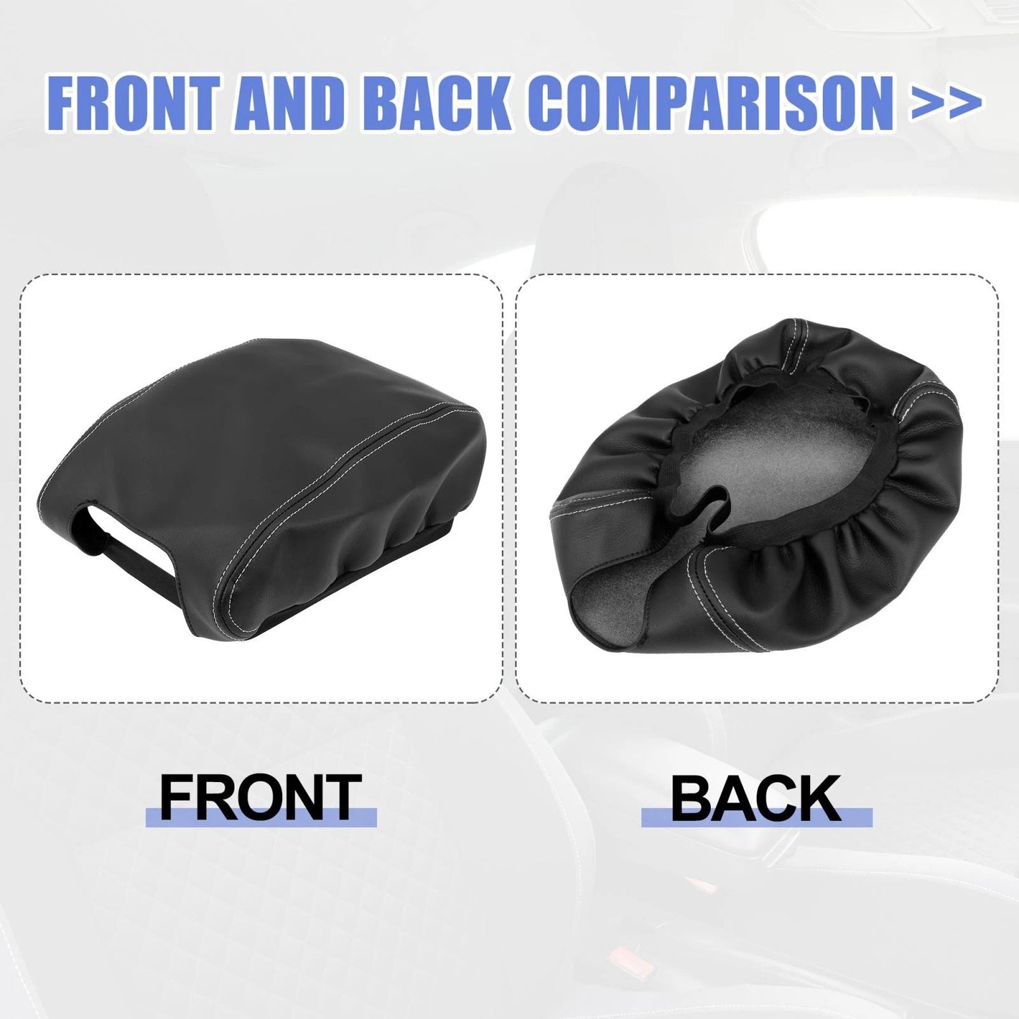 Center Console Lid Armrest Cover for Jeep Wrangler 2011-2017 (11-17)