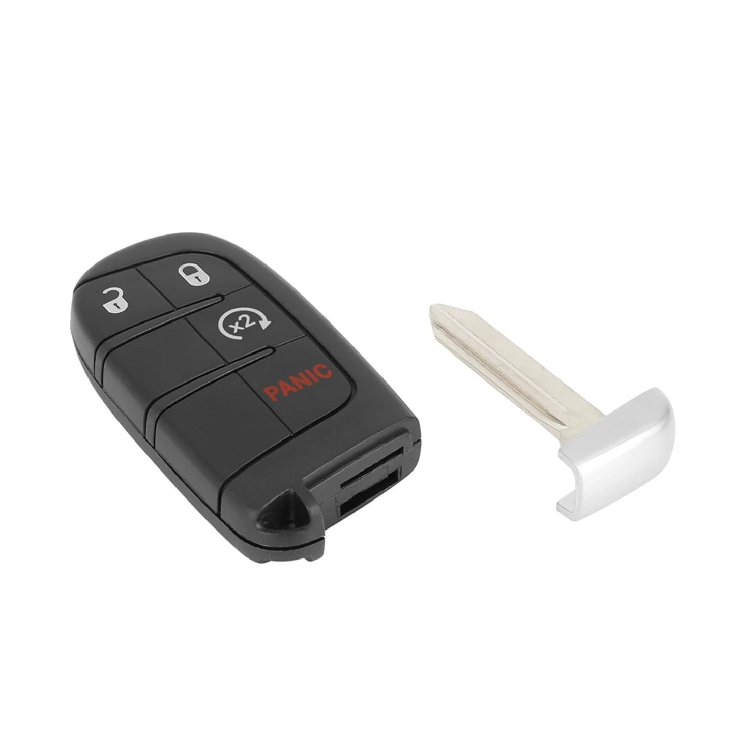 4 Key Button Car Key Fob Shell Case for Dodge Journey (2011-2020)