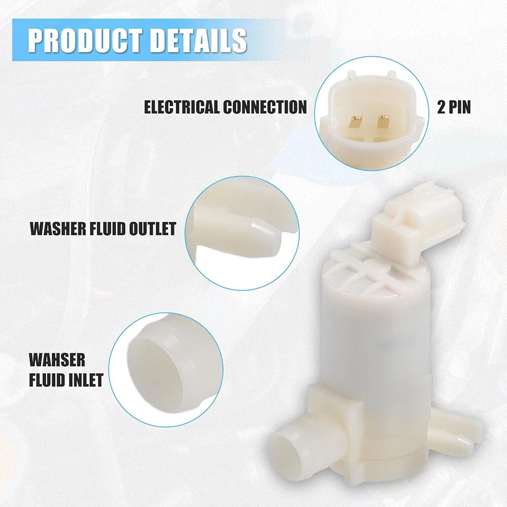 Windshield Washer Pump for INFINITI G25 G35 (2007-2013)
