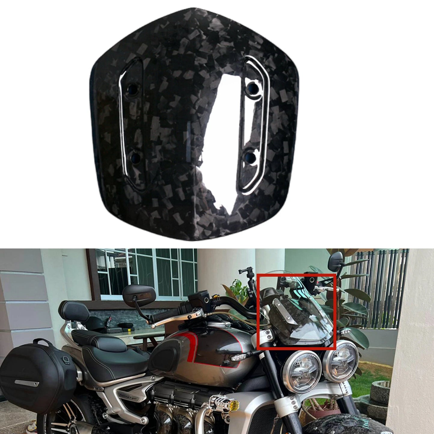 Front Windscreen Cover for Triumph Rocket 3 (2020-2022)