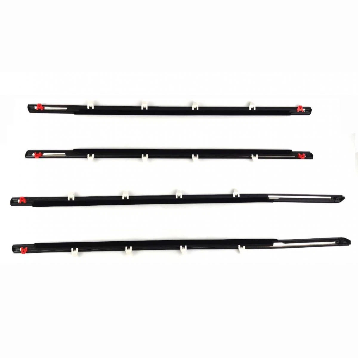 Weatherstrip Door Belt Black Set 4 LH+RH Fits Honda Accord CD 4D SED 1994-97 D05