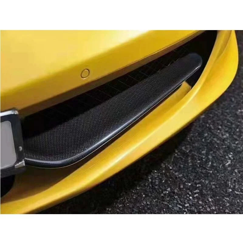 Carbon Fiber Side Front Bumper Lip Cover Trim Fit For Ferrari F458 2011-2015