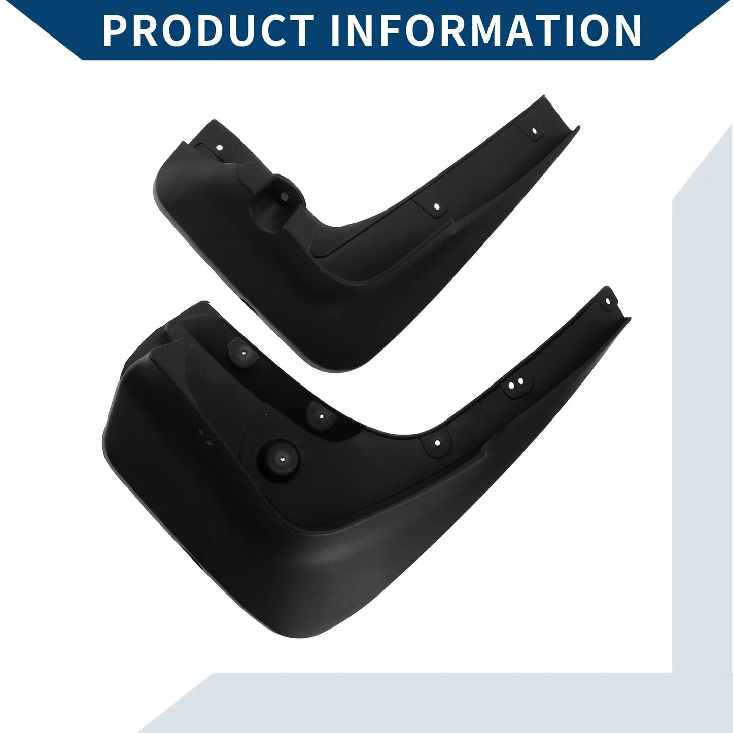 Mud Flaps Splash Guards 1 Set for BMW X6 (2009-2017)