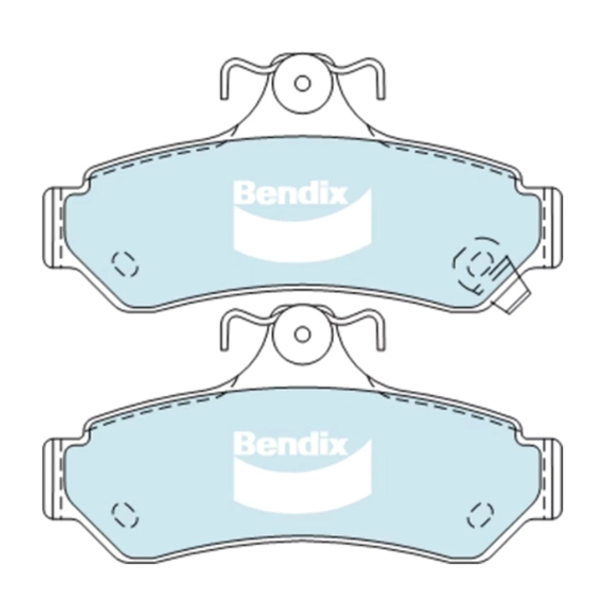 GCT Rear Disc Brake Pad Set for Toyota Aurion GSV40 (2006–2017)