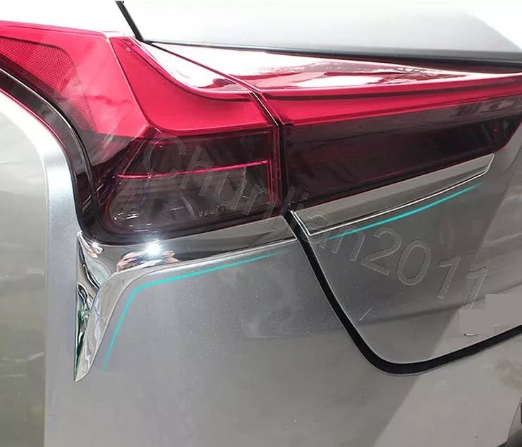 Chrome Rear Tail Light Eyelid Lamp Cover Trim for Lexus UX 200 250h (2019-2023)