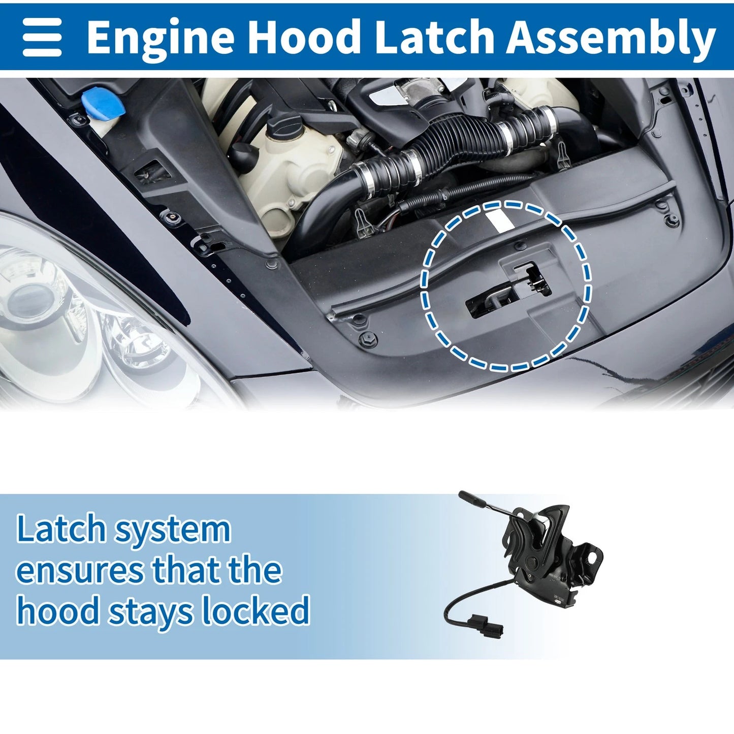 Hood Latch Assembly for Honda CR-V (2007-2009)