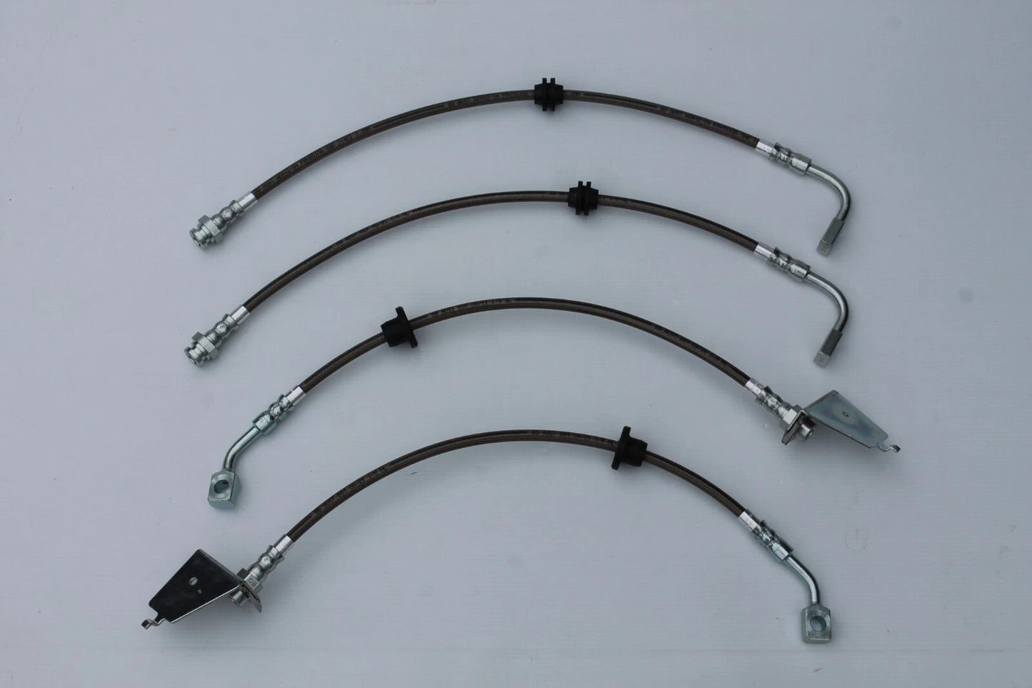 Braided Brake Hose Set (4) for BF Falcon XR8 XR6T Sedan (2002-2008)