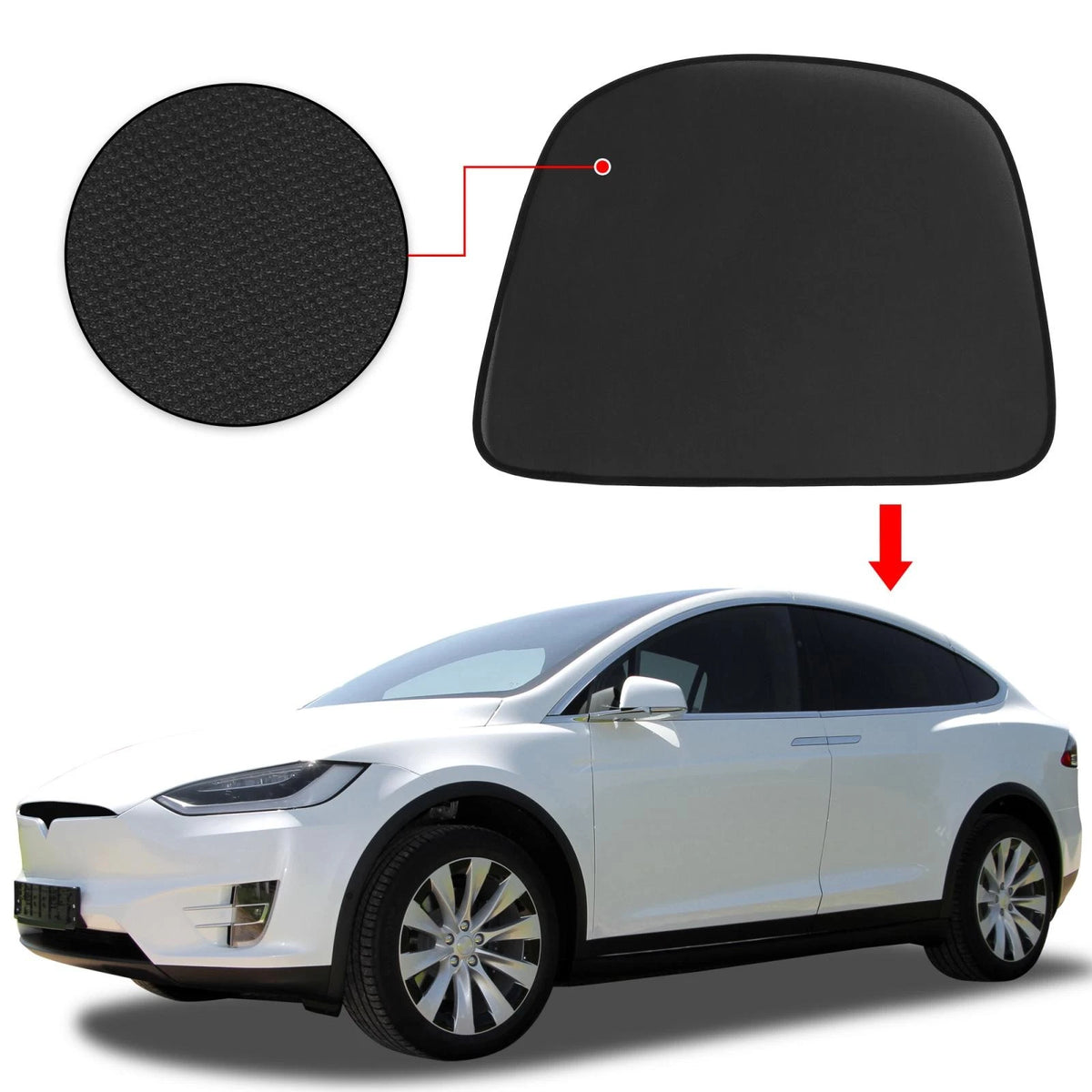 Glass Roof Sunshade Cover for Tesla Model X (2016-2023)