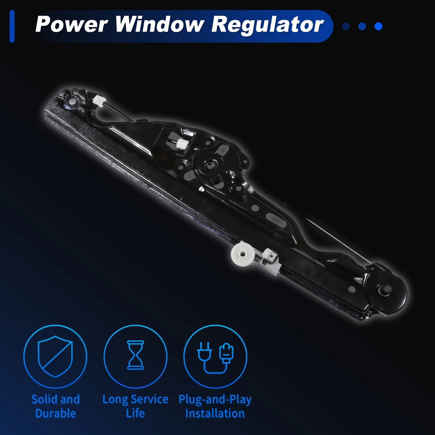 Rear Left Power Window Regulator for BMW 5 Series E60 (2005-2010)