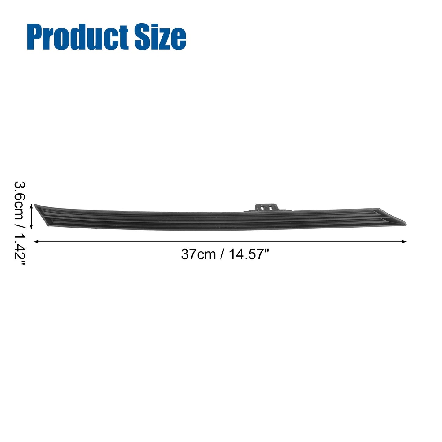 Front Hood Bumper Grille Black for Toyota RAV4 (2019–2022)