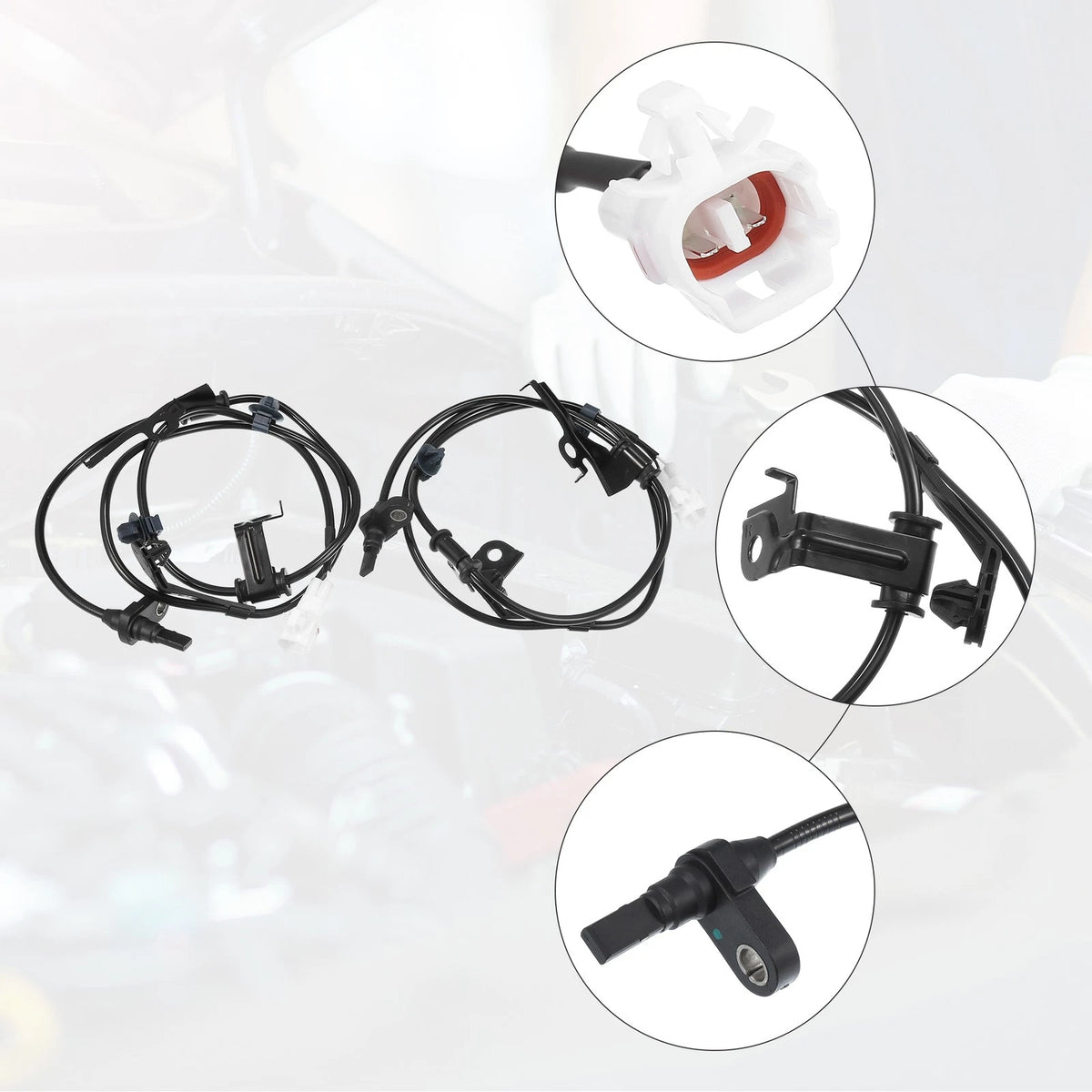 Set Front ABS Wheel Speed Sensors for Toyota Yaris (2006-2011)