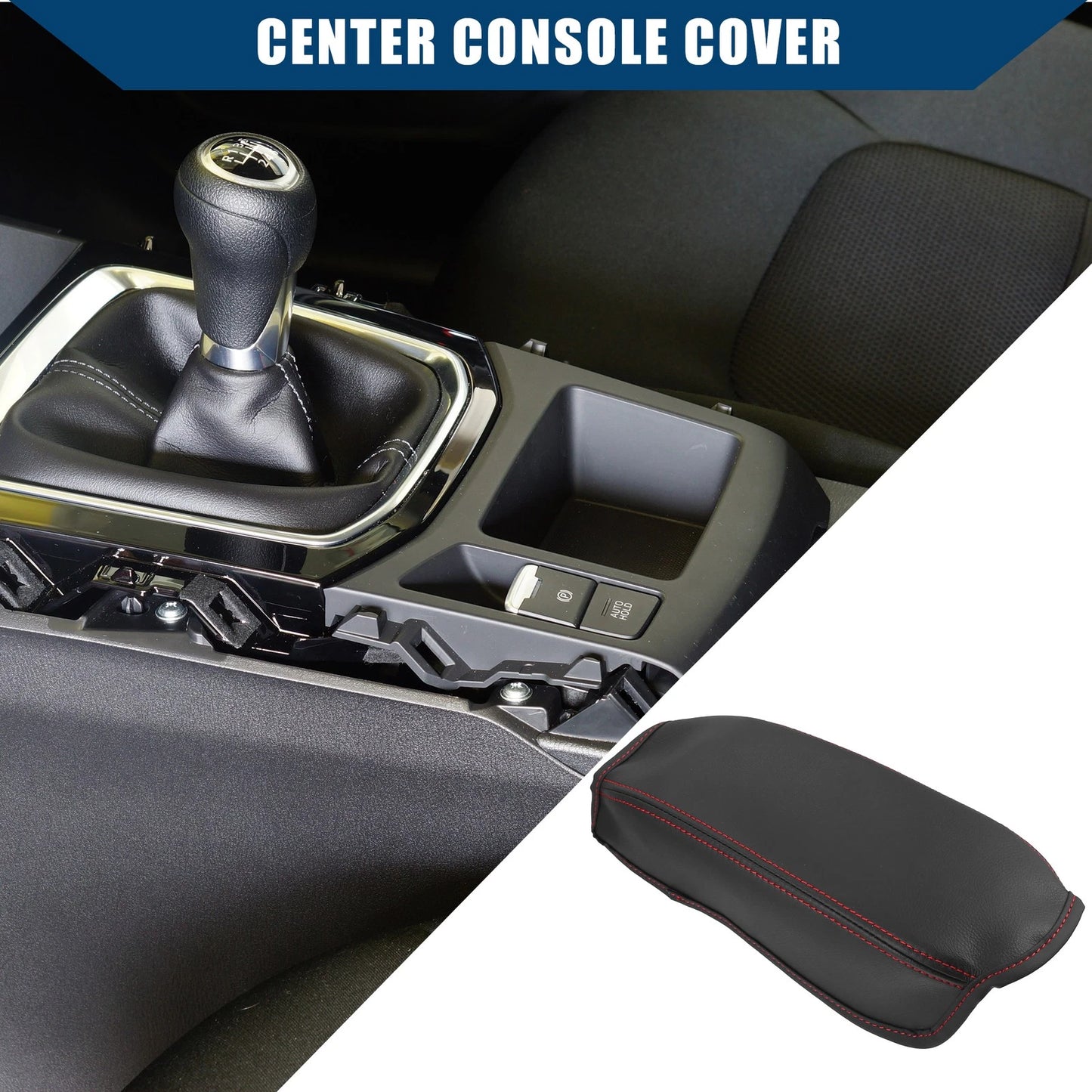 Jeep Renegade BU Center Console Armrest Cover 2015-2023 Faux Leather