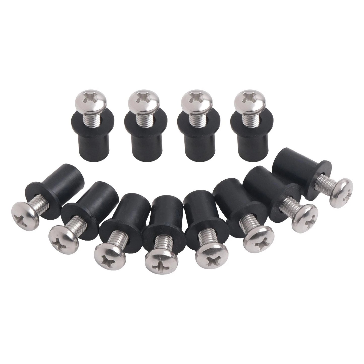 Stainless Steel Screws & Nuts / 12PCS / Screws and Nuts for Kayaks Canoes Boats