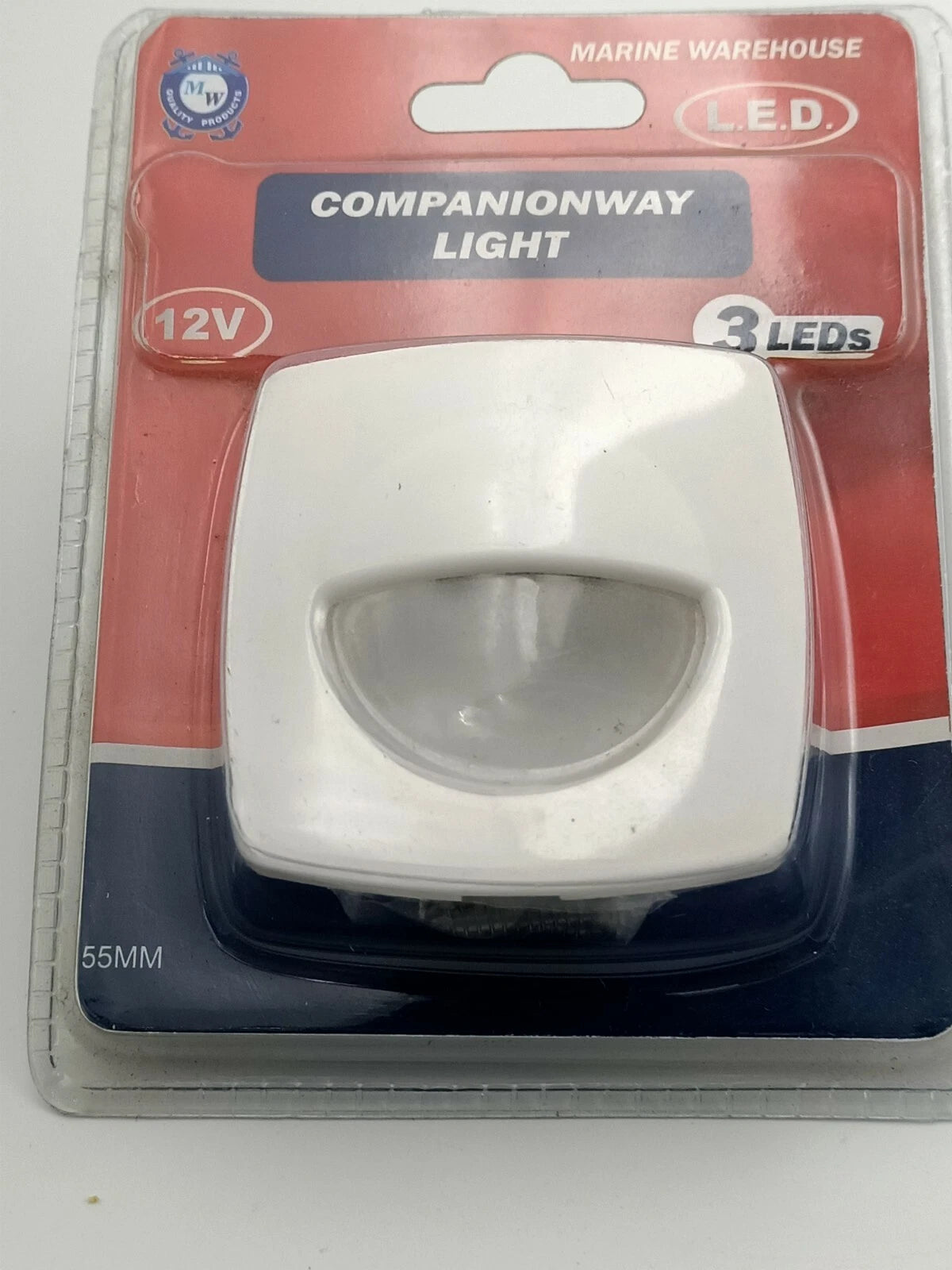 Caravan Boat Courtesy Light 12V 3-LED White for Various Models