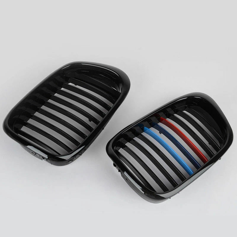 M Color Front Kidney Grilles for BMW 5 Series E39 M5 540i 530i (1995-2004)