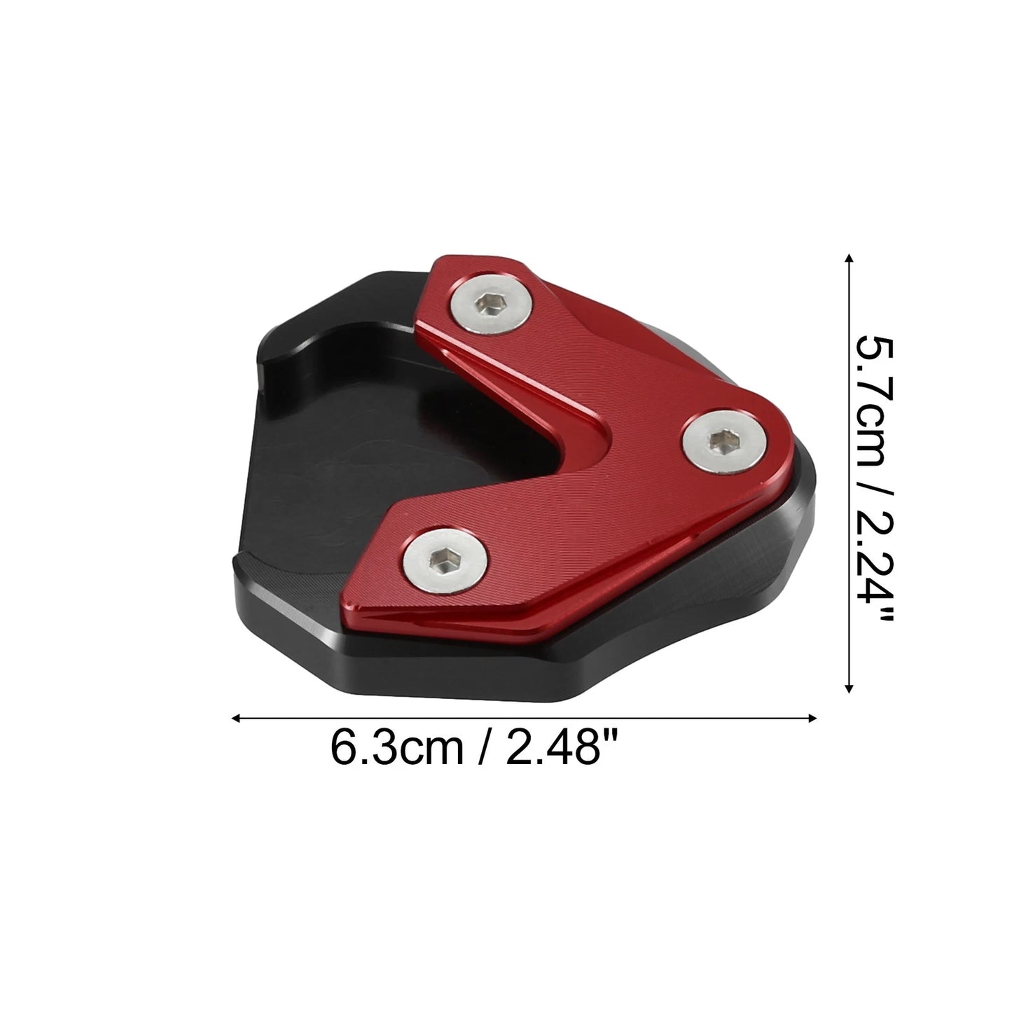 Motorcycle Kickstand Pad for HONDA CB1300 2020-2023 - Red