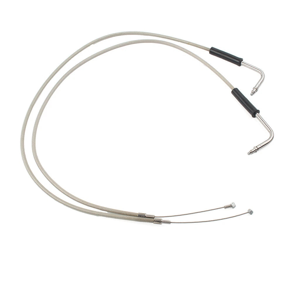 Stainless Steel Throttle Cable for Harley Sportster XL1200, 883, Dyna, Road King