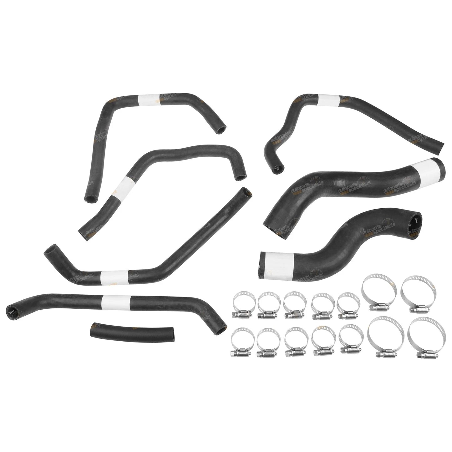 Radiator + Heater Hose Pack 1 x for Landcruiser HZJ75 HZJ70 (1990–1999)
